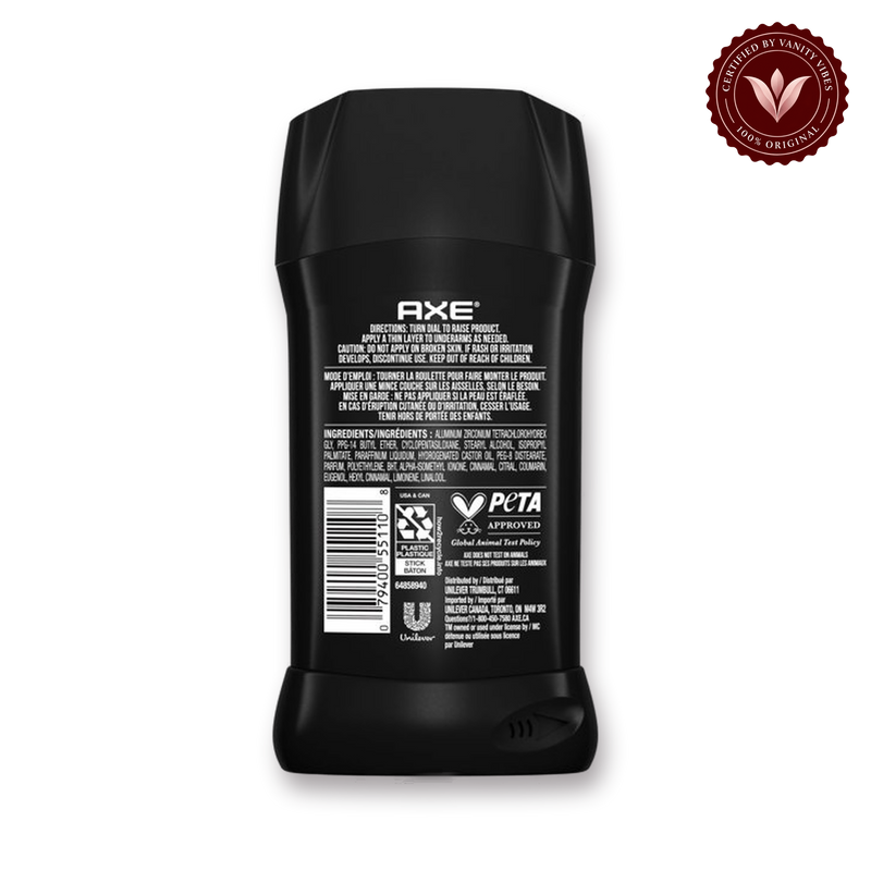 AXE Phoenix Antiperspirant 48 Hour Fresh & Dry Deodorant Stick 76g for Men — secondary view, transparent background