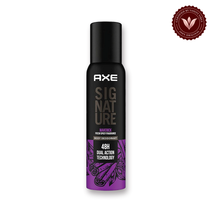 Axe Signature Maverick Fresh Spicy Body Deodorant 122ml — front view, transparent background