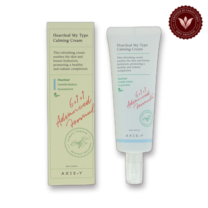AXIS-Y Heartleaf My Type Calming Cream — product with packaging