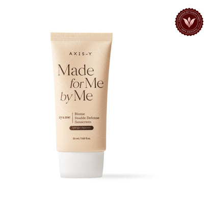 AXIS-Y Biome Double Defense Sunscreen SPF 50+ 50ml front product photo on white background