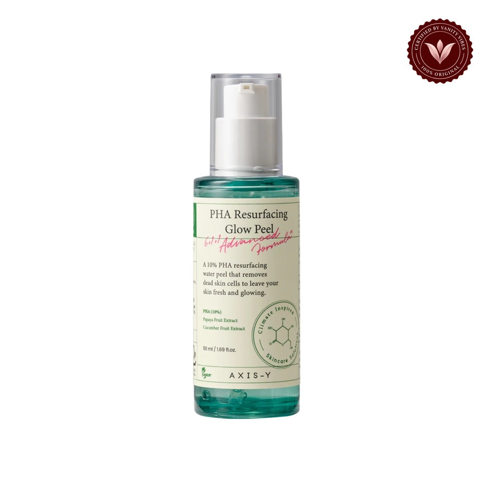AXIS-Y PHA Resurfacing Glow Peel 50ml front product photo on white background