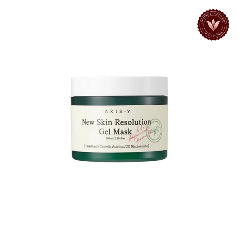 AXIS-Y New Skin Resolution Gel Mask 100ml front product photo on white background
