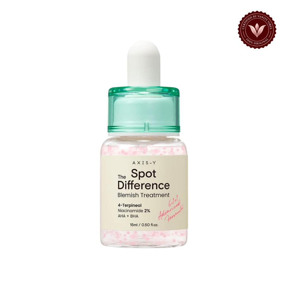 AXIS-Y Spot The Difference Blemish Treatment 15ml front product photo on white background
