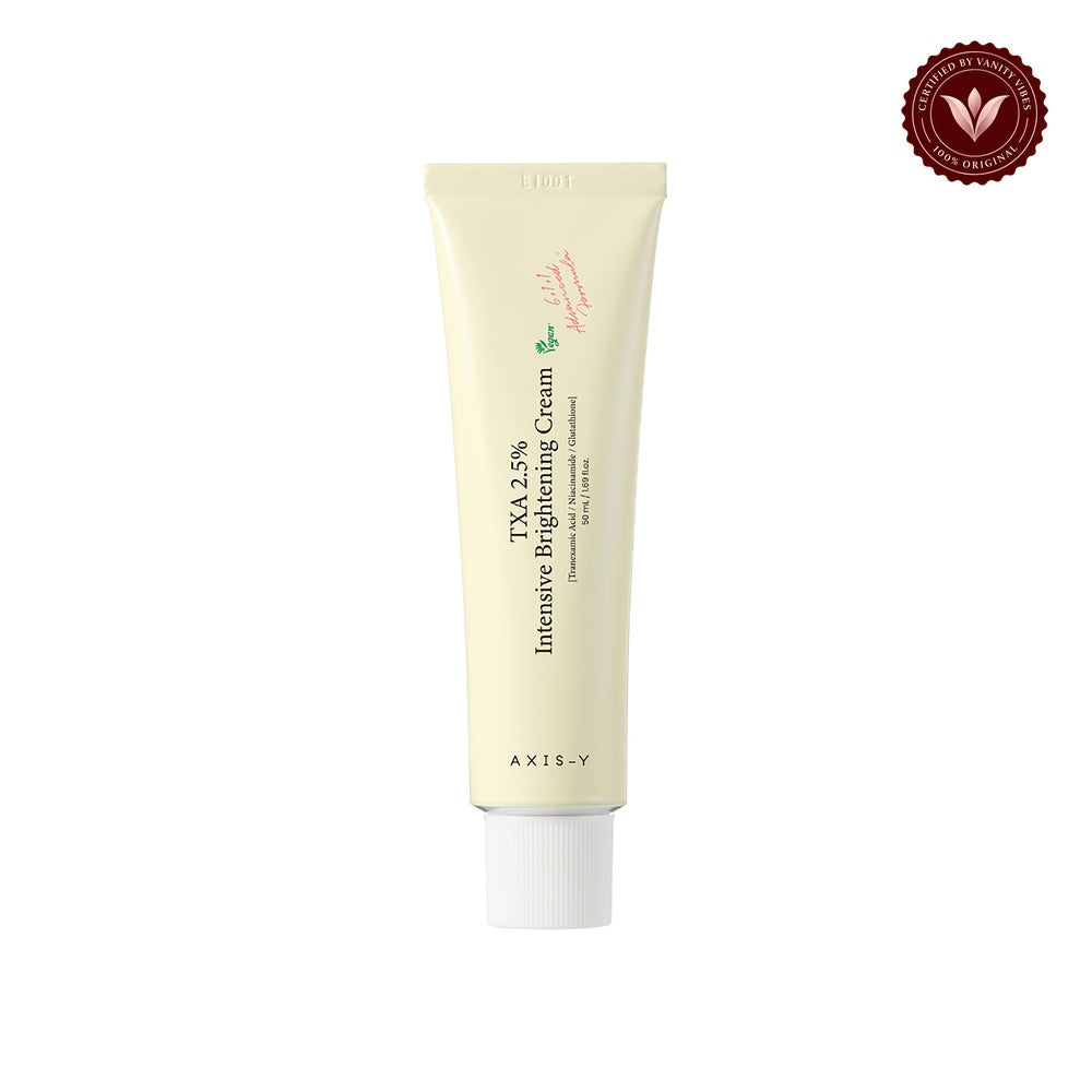 AXIS-Y TXA 2.5% Intensive Brightening Cream 50ml front product photo on white background