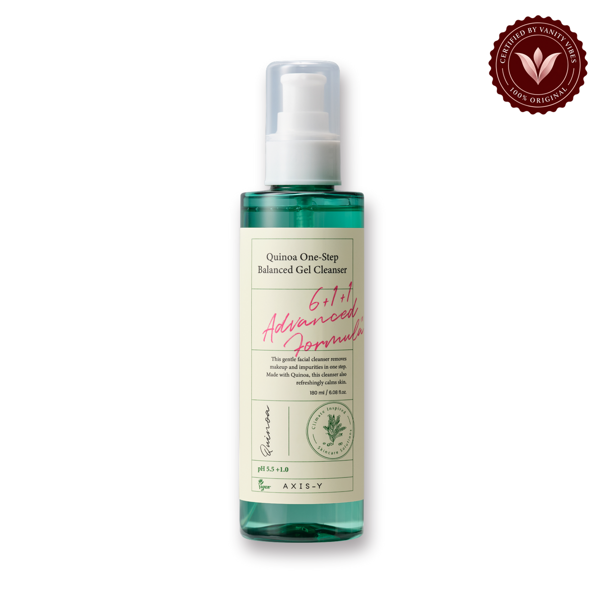AXIS-Y Quinoa One Step Balanced Gel Cleanser — front product