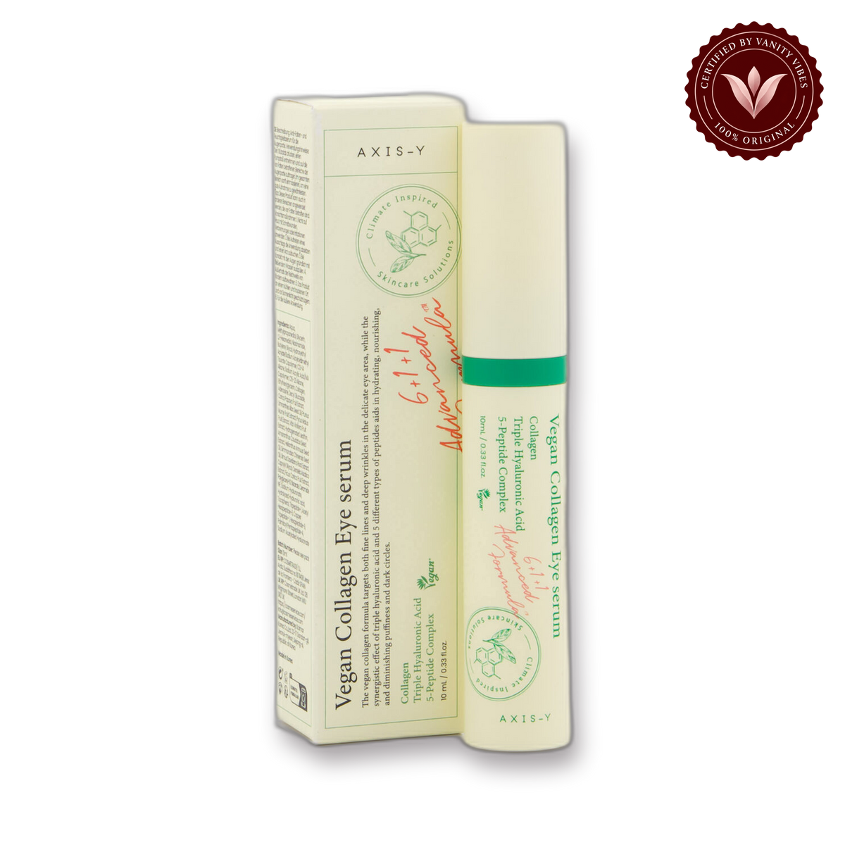 AXIS-Y Vegan Collagen Eye Serum — product with packaging