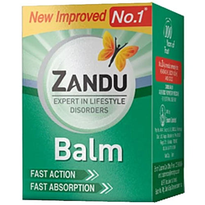 Zandu Balm 25ml - Fast Relief Herbal Pain Relief Balm for Headache, Body Pain, Cold & Muscle Relaxation