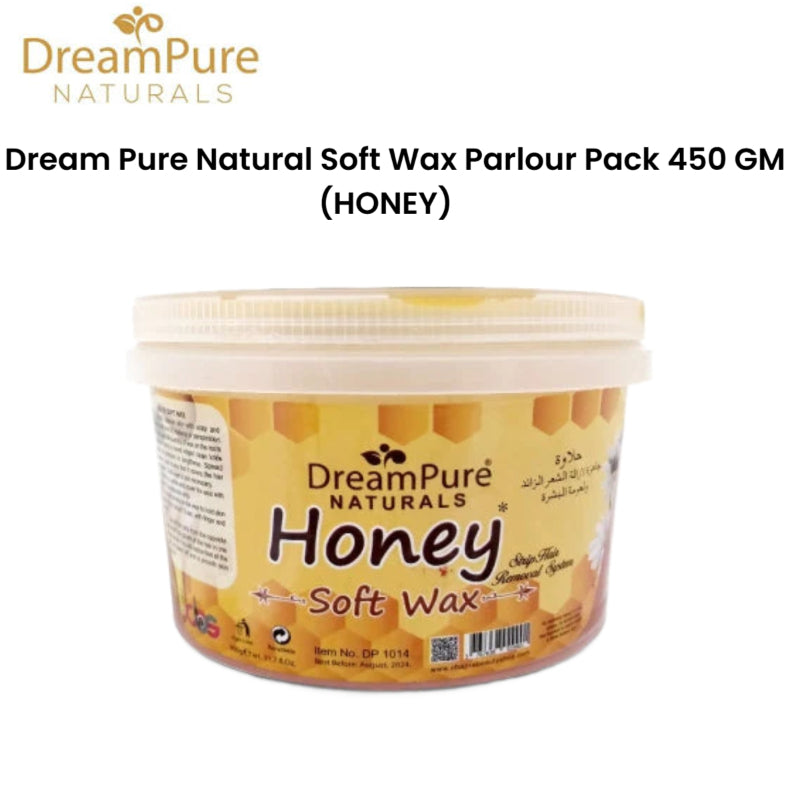 Dream Pure Natural Soft Wax Parlour Pack 450 GM (HONEY)