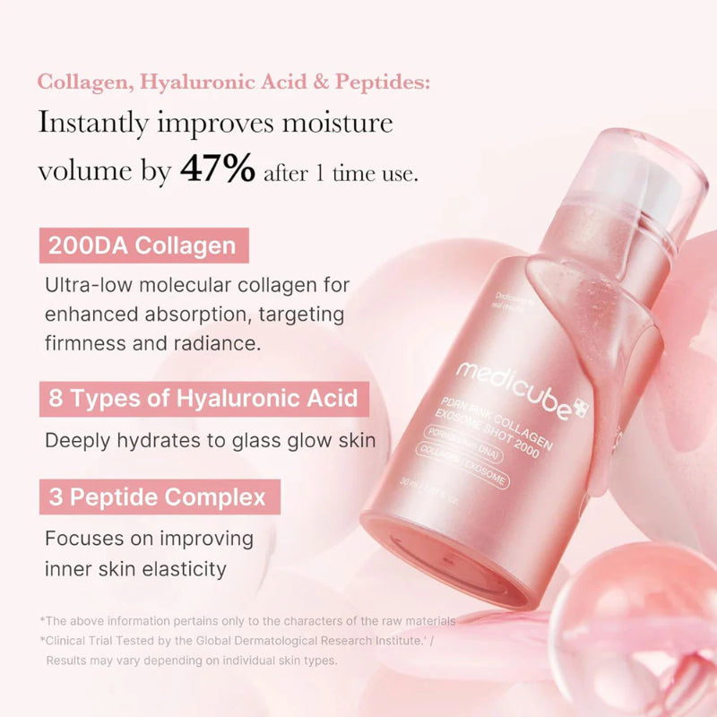 Medicube PDRN Pink Collagen Exosome Shot Serum 2000 30ml
