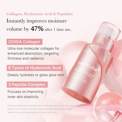 Medicube PDRN Pink Collagen Exosome Shot Serum 2000 30ml