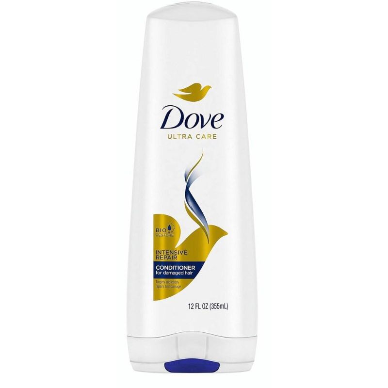 Dove Ultra Care Intensive Repair Conditioner for Damaged Hair, Smoothing & Hydration, 350ml Single Pack