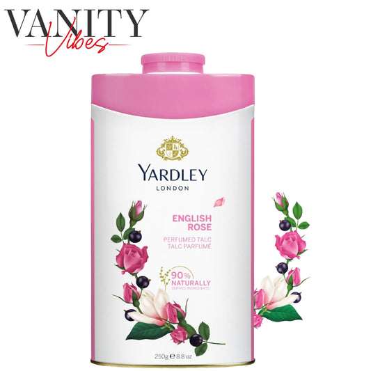 Yardley London English Rose Perfumed Talcum Powder 125g