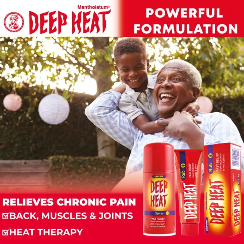 Deep Heat Fast Pain Relief Spray 150ml (Original)