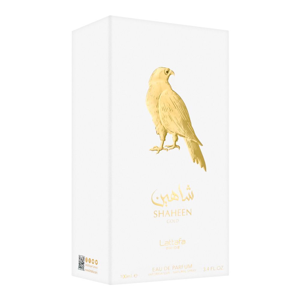 Lattafa Shaheen Gold Eau de Parfum 100ml - Original Long Lasting Unisex Perfume for Men & Women