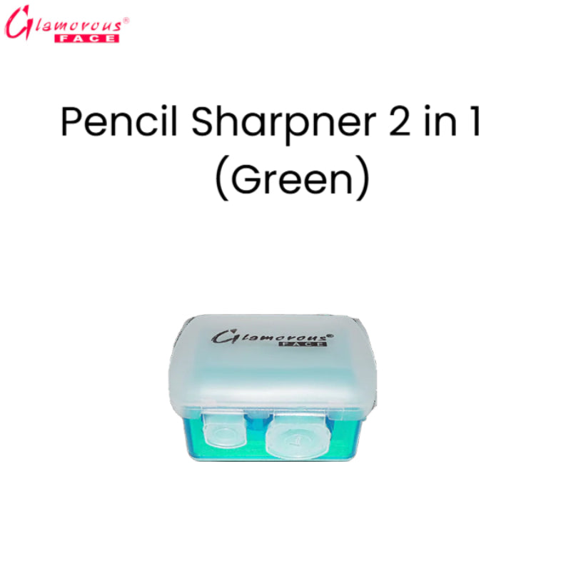 Glamorous Face Pencil Sharpner 2×1(Green)