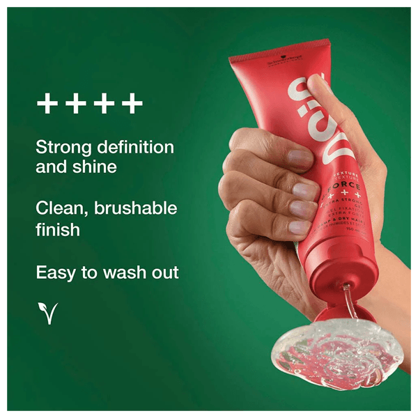Schwarzkopf Osis+ G. Force Strong Hold Gel 150ml Long-Lasting Styling & Firm Hold