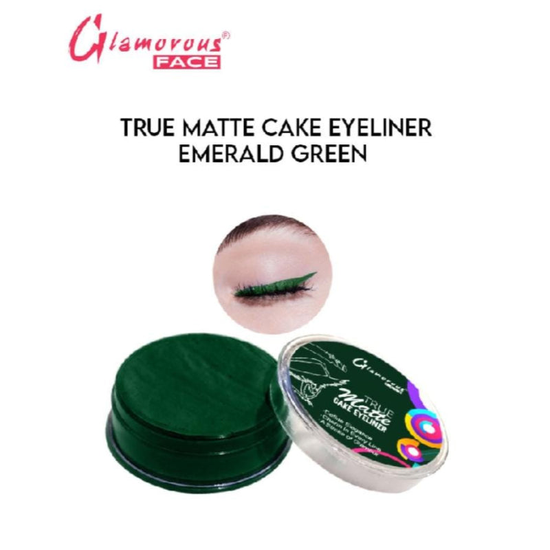 Glamorous Face Cake Eyeliner (Emerald Green)