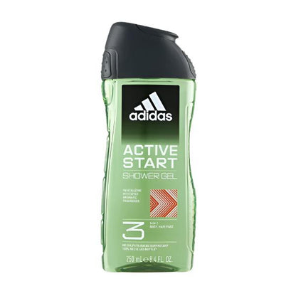 Adidas Active Start 3-in-1 Body, Hair & Face Wash Shower Gel 250ml