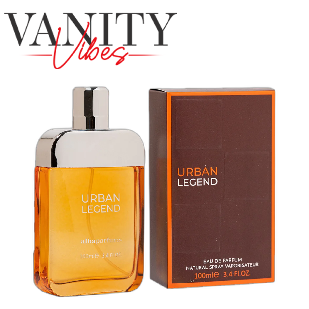 Alba Urban Legend Eau de Parfum 100ml - Long Lasting Men’s Perfume