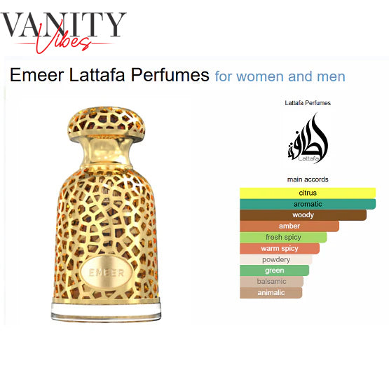 Lattafa Emeer Eau De Parfum, For Men & Women 100ml