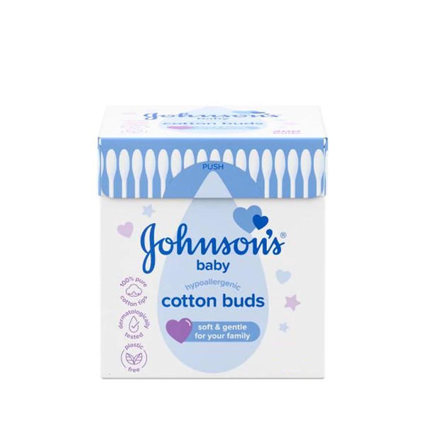 Johnson's Baby Hypoallergenic Cotton Buds 100pcs - Gentle & Safe for Sensitive Skin