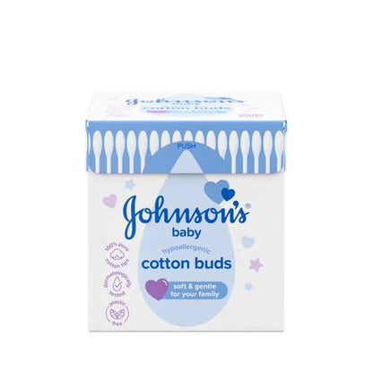 Johnson's Baby Hypoallergenic Cotton Buds 100pcs - Gentle & Safe for Sensitive Skin