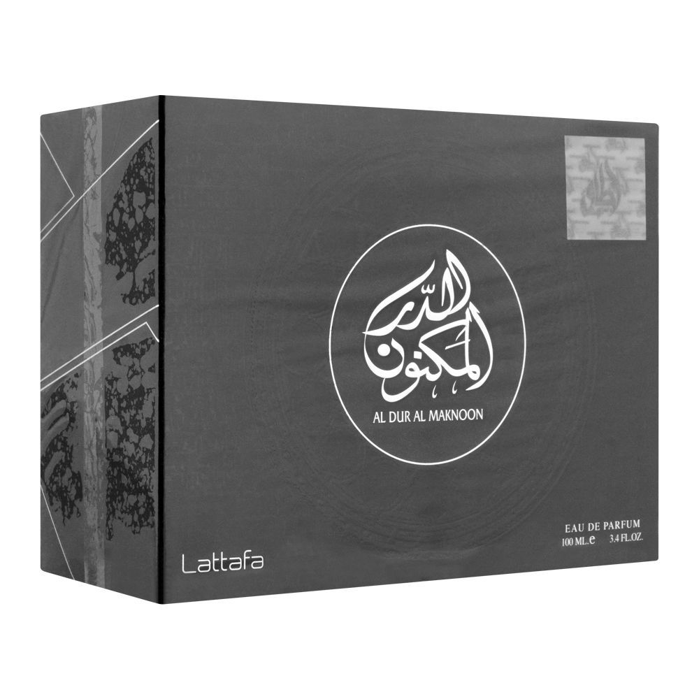 Lattafa Al Dur Al Maknoon Silver Eau de Parfum 100ml - Long Lasting Original Luxury Unisex Fragrance for Men & Women