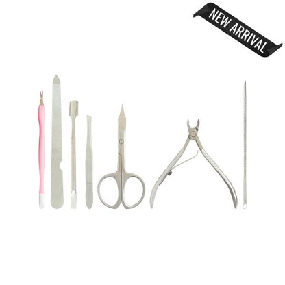 Glamorous Face 7 Pieces Professional Manicure Tool Kit
