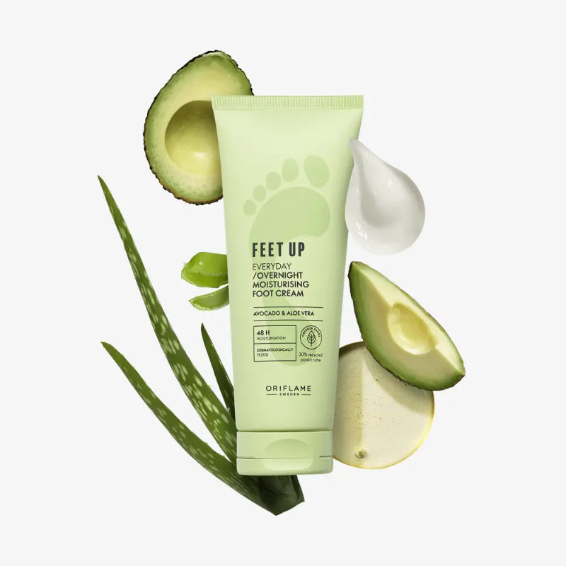 Oriflame Feet Up Everyday / Overnight Moisturising Foot Cream 75ml