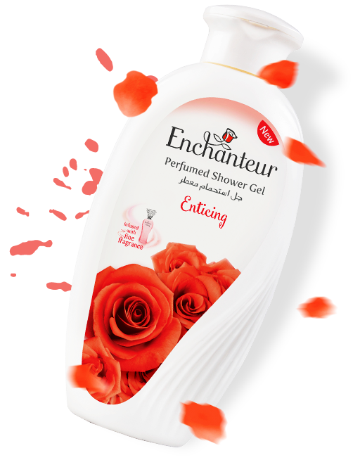 Enchanteur Enticing Perfumed Shower Gel 250ml - Deep Cleansing Moisturizing Body Wash with Long Lasting Floral Fruity Fragran