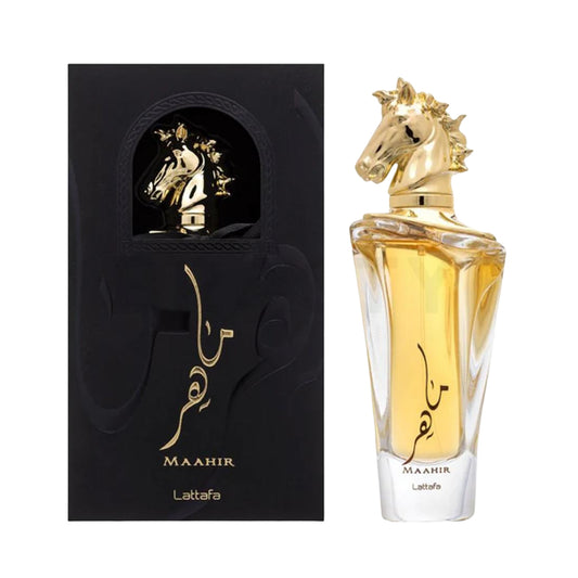 Lattafa Maahir Gold Perfume EDP 100ml Long Lasting Arabic Unisex Fragrance
