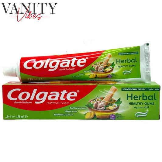 Colgate Herbal Healthy Gums Toothpaste 125ml Natural Care for Strong Gums & Fresh Breath