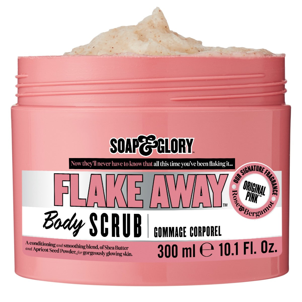 Soap & Glory Original Pink Flake Away Exfoliating Body Scrub-300ml