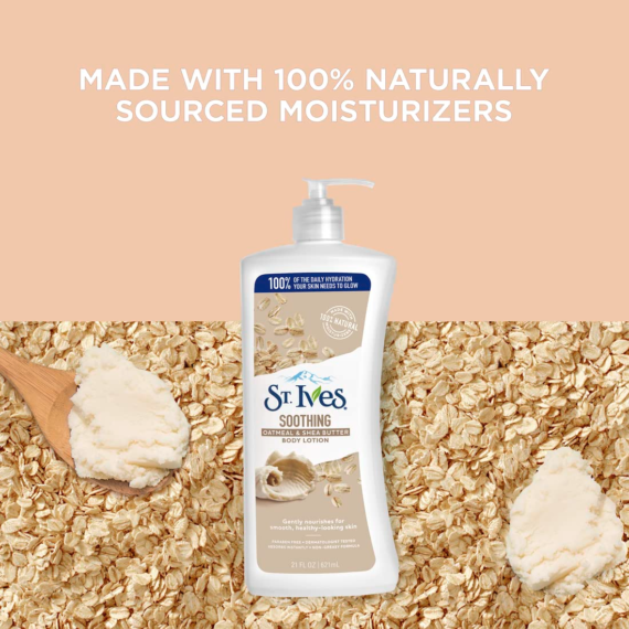 St. Ives Soothing Body Lotion Oat Meal & Shea Butter 621 ml