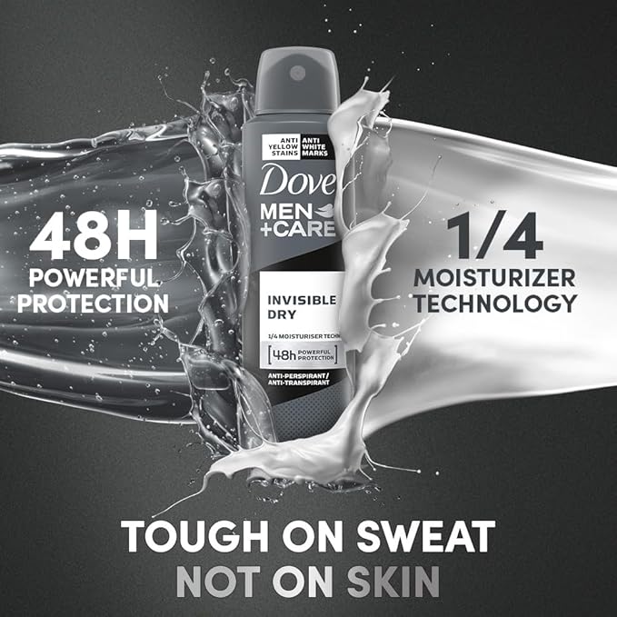 Dove Men+Care Invisible Dry Anti-Perspirant Deodorant Spray for Men 250ml