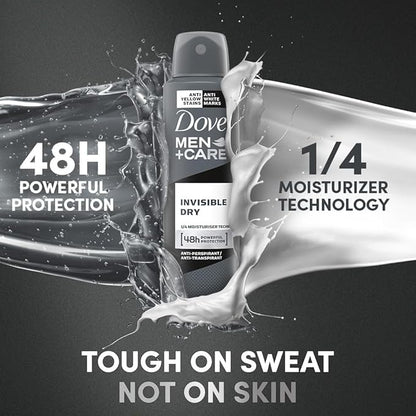 Dove Men+Care Invisible Dry Anti-Perspirant Deodorant Spray for Men 250ml