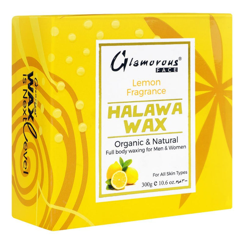 Glamorous Face Halawa Wax 300 GM (Lemon)