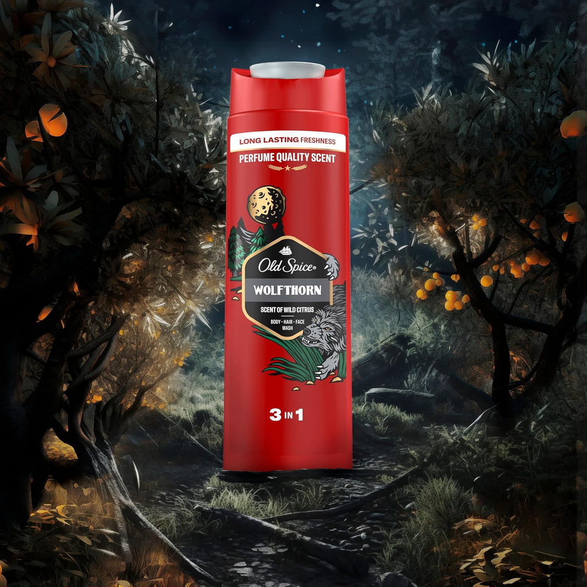 Old Spice Wolf Thorn 3-In-1 Hair / Body / Face Wash 400ml