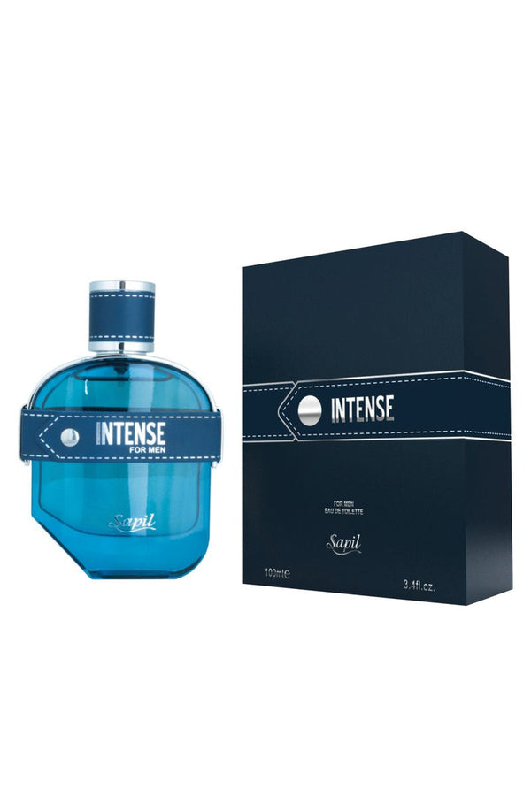 Sapil Intense EDT Perfume for Men 100ml - Long Lasting Masculine Fragrance with Fresh Woody Aromatic Notes for Daily Wear & S
