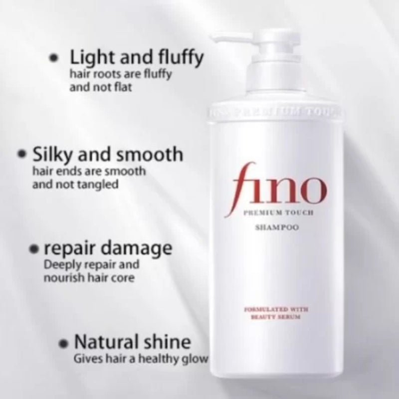 Fino Premium Touch Shampoo Formulated With Beauty Serum 550ml
