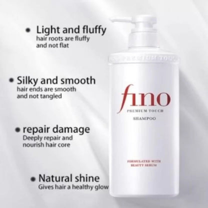 Fino Premium Touch Shampoo Formulated With Beauty Serum 550ml