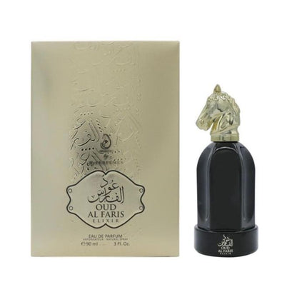 Oud Al Faris Elixir by Arabiyat EDP 90ml for Men & Women - Long Lasting Luxury Arabic Oud Perfume, Rich Oriental Fragrance Sp