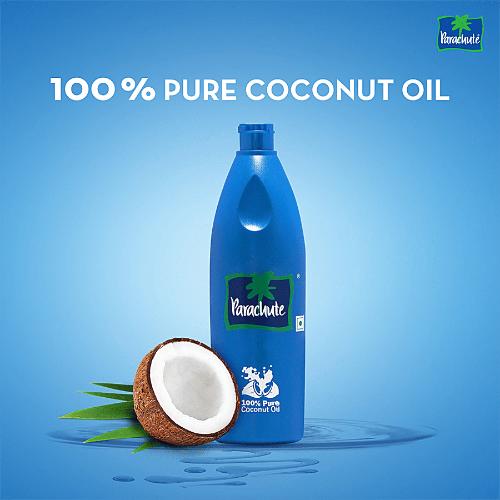 Parachute 100% Pure Coconut Oil 100ml - Natural Hair Oil for Deep Nourishment, Strong Healthy Hair Growth & Smooth Soft Shiny