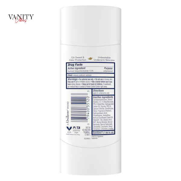 Dove Advanced Care Shea Butter Antiperspirant Stick Deodorants 2.6Oz-(74g)