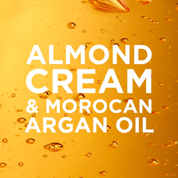 Garnier Ultimate Blends Creamy Nourishing Shampoo with Argan Richness Almond Cream & Moroccan Argan Oil for Dry to Very Dry H