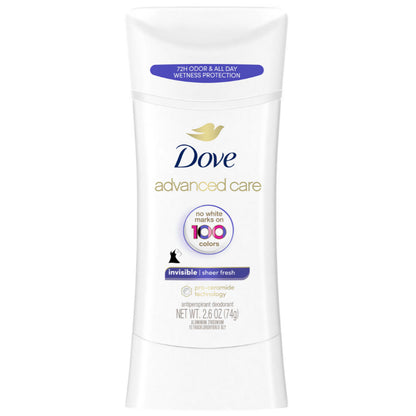 Dove Advanced Care Antiperspirant Deodorant Sheer Fresh 74g