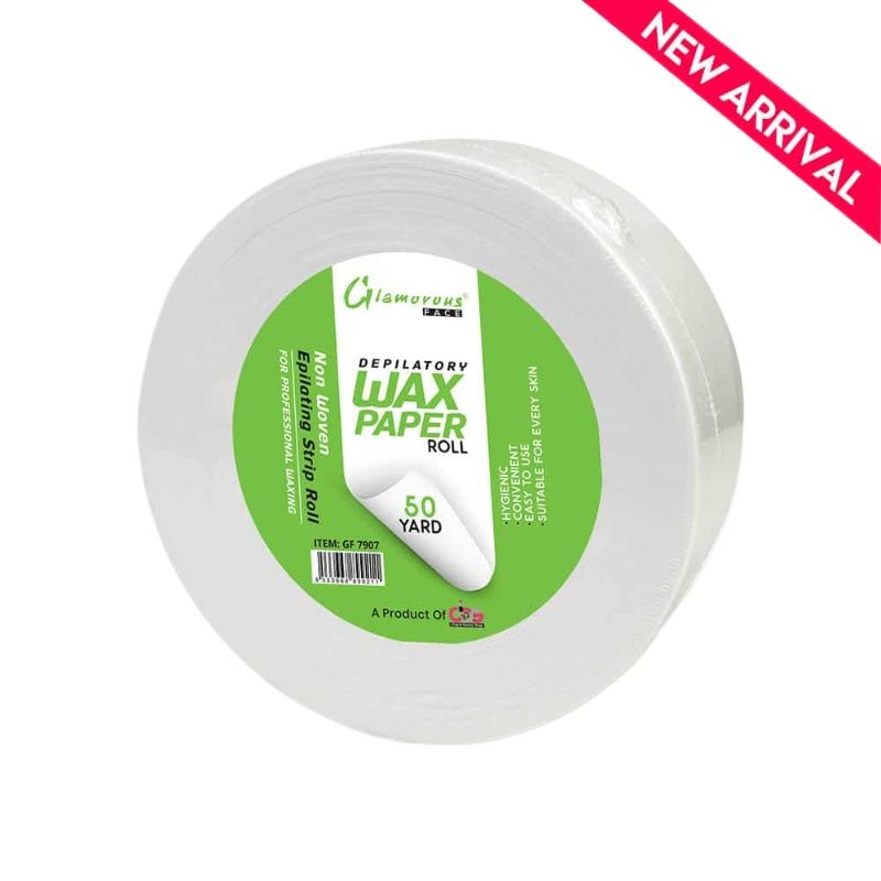 Glamorous Face Depilatory Wax Paper Roll (50 Yard)