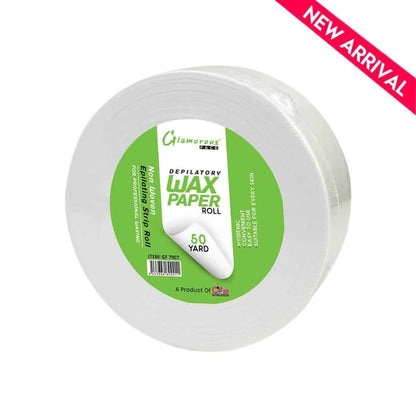 Glamorous Face Depilatory Wax Paper Roll (50 Yard)