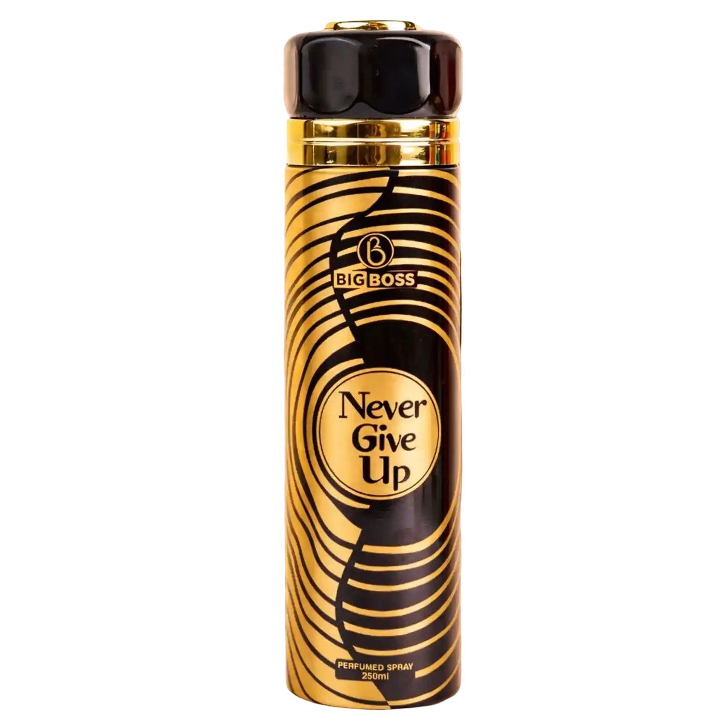 BigBoss Big Boss Never Give Up Perfumed Spray 250ml - Long Lasting Body Mist for Men & Women, Fresh & Motivational Daily Frag