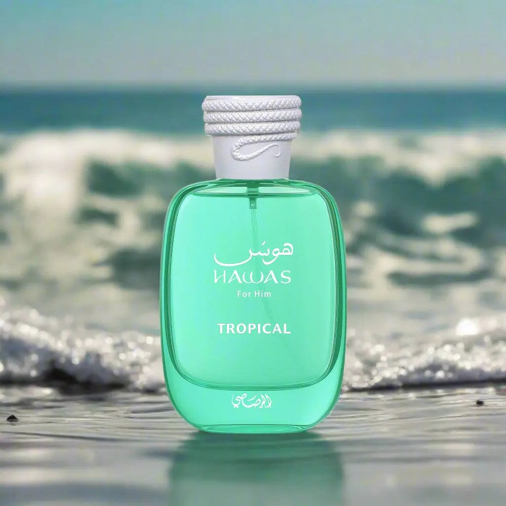Hawas Tropical Eau de Parfum by Rasasi 100ml for Men Long-Lasting Fresh & Masculine Fragrance